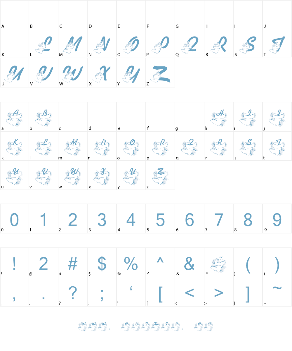 LMS He Filled Both Stockings Font Character